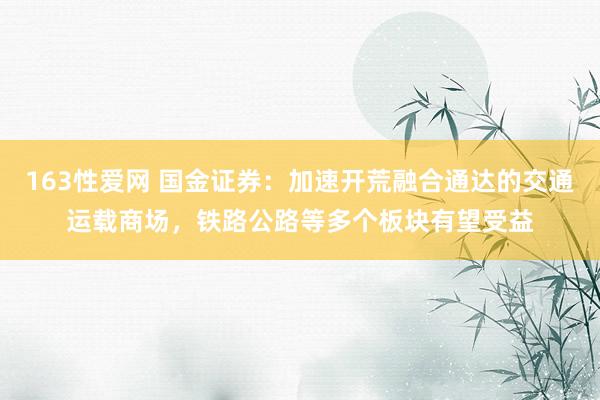 163性爱网 国金证券：加速开荒融合通达的交通运载商场，铁路公路等多个板块有望受益