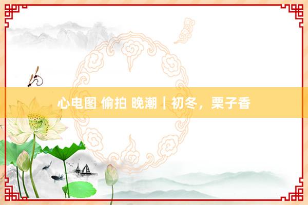 心电图 偷拍 晚潮｜初冬，栗子香